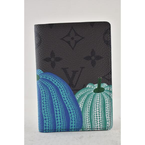 Louis Vuitton YK Yayoi Kusama Pumpkin Eclipse Monogram Pocket Organizer Wallet - Picture 3 of 11